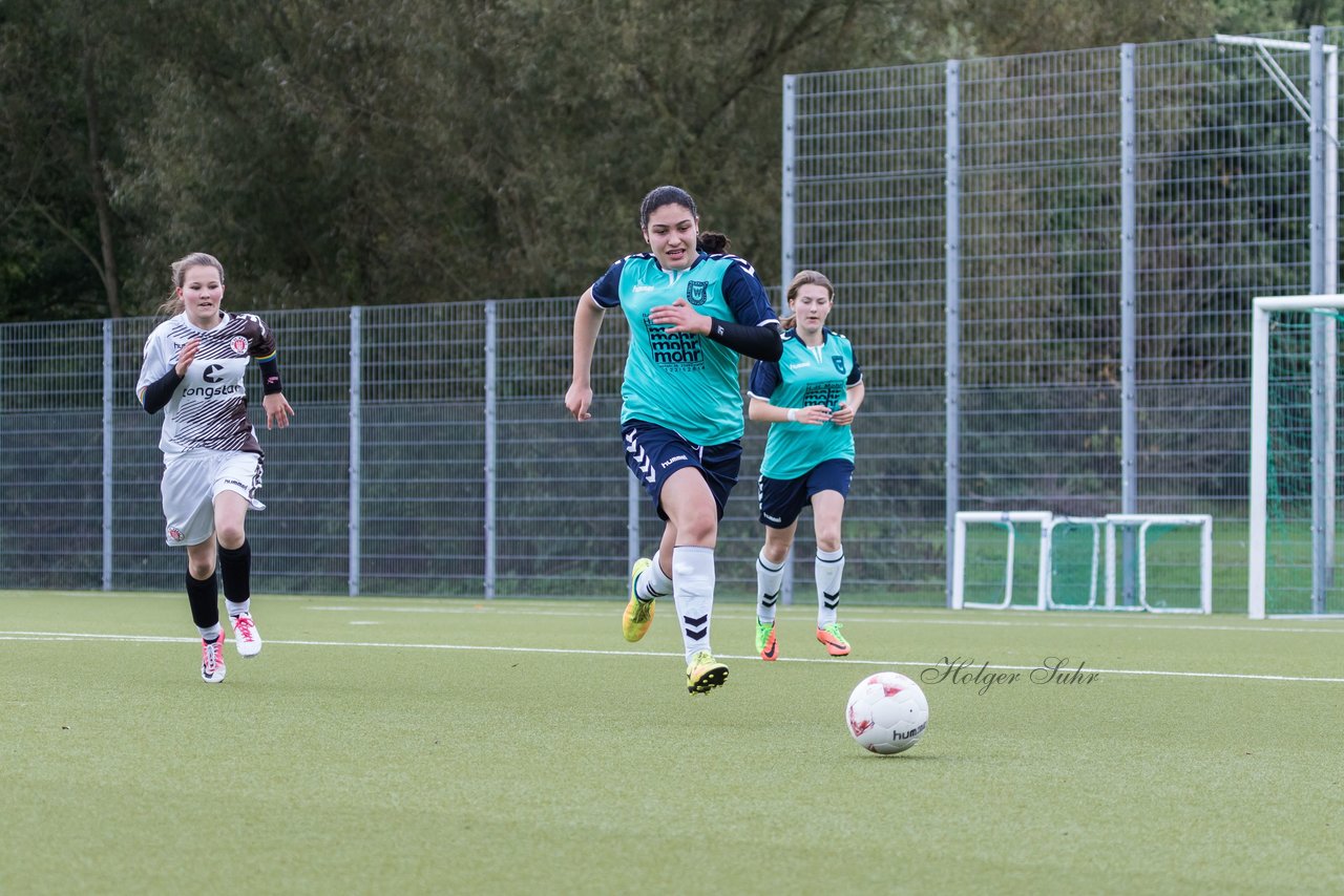 Bild 76 - B-Juniorinnen Wedel - St. Pauli : Ergebnis: 1:2